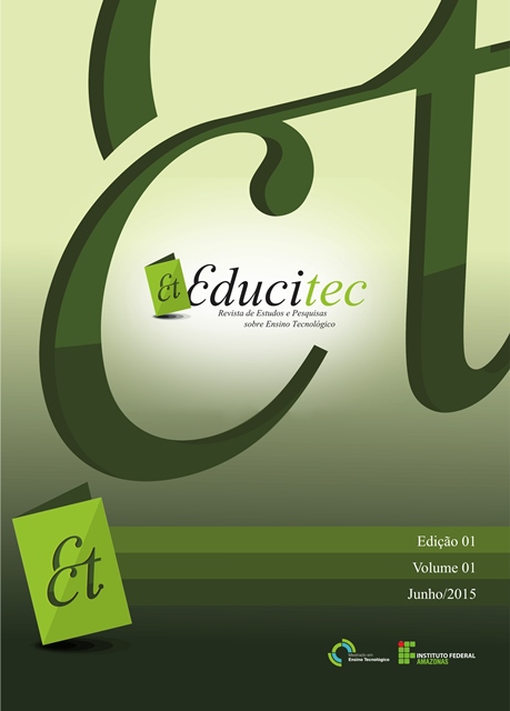 					Visualizar v. 1 n. 01 (2015): Revista de Estudos e Pesquisas sobre Ensino Tecnológico - EDUCITEC
				